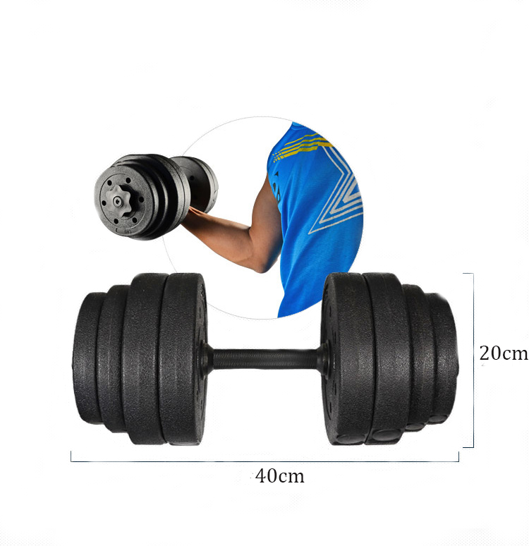 Deluxe 30Kg Dumbbells Pair of Weights Barbell/Dumbells Body Building